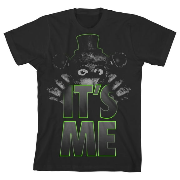 Five Nights at Freddy's It's Me Boy's Black T-shirt-M