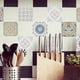 thumbnail image 2 of 20 pegatinas autoadhesivas de mosaico para azulejos de pared de 150 mm (6 pulgadas), 2 of 9