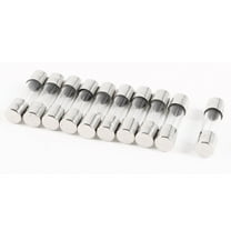 Unique Bargains 10pcs Quick Fast Blow 5x20mm Glass Tube Fuses 250V 6.3A