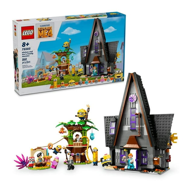 Set LEGO Minions Minions y Mansión Familiar de Gru 75583