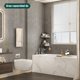 thumbnail image 3 of Repisas para Baño Regadera Esquinero Sin Taladro Estante Organizador de Regadera Metal Porta Shampoo para Ducha Antióxido Mueble 2 Unidades Plata, 3 of 4