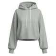 thumbnail image 6 of Timegard Lightweight Sweatshirts Women Cropped Hoodies Long Sleeve Loose Drawstring Bottom Workout Running Pullover Fall Fashion, 6 of 6