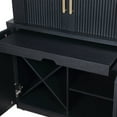 thumbnail image 4 of Beautiful Drew Bar Cabinet by Drew Barrymore, Black Finish, 4 of 13