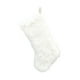 thumbnail image 2 of Calcetines Largos de Peluche Navideños Decorativos | Bolsas de Regalo | Porta Caramelos Navideños Blancos y Rosados | Adornos Navideños de Poliéster Suave | Medias Festivas para Regalos y Dulces, 2 of 6