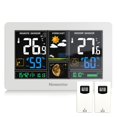 thumbnail image 1 of Newentor Weather Station Wireless Indoor Outdoor Thermometer, 7.5in Large Temperature Humidity Monitor, Forecast Station with Bar, 1 of 7
