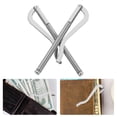 thumbnail image 3 of 2pcs Practical Spring Money Clip Convenient Metal Spring Money Spring Clamps Money Clip, 3 of 9
