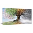 thumbnail image 1 of Design Art 'Tree with Four Seasons' Painting Print on Wrapped Canvas, 1 of 4