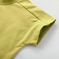 thumbnail image 5 of tarylea Summer Unisex Pajamas Sets for Toddler Baby Girls Boys Crew Neck Short Sleeve Tops Elastic Waist Wide Leg Shorts Solid Color Sleepwear Suits Casual Loose Toddler Sets for 1-10 Years, 5 of 6