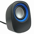 thumbnail image 2 of Graflsoa Compact USB Mini Speaker with Deep Bass, Portable Multimedia Sound System for Computers, MP3/MP4 Devices, Stylish Black & Blue Design, Ideal for Home Use or Gifting, 2 of 6