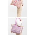 thumbnail image 6 of Yoyauz Ladies' Tote Bag Canvas Beach Tote Bag With Zipper Large Shoulder Backpack Handbag, Suitable For Travel, Work, Gym, 6 of 7