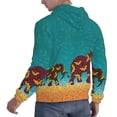 thumbnail image 6 of Sikiie Elephants Men's Hoodie, Essentials Hoodie, Sweatshirt, Pullover Hooded Sweatshirt for Men-X-Large, 6 of 7