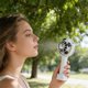 thumbnail image 5 of Soccer Shaped Handheld Fan Portable Mini USB CoolFan With LanyardLightweight Stadium Fans For Outdoor Games Travel And Summer Events, 5 of 6
