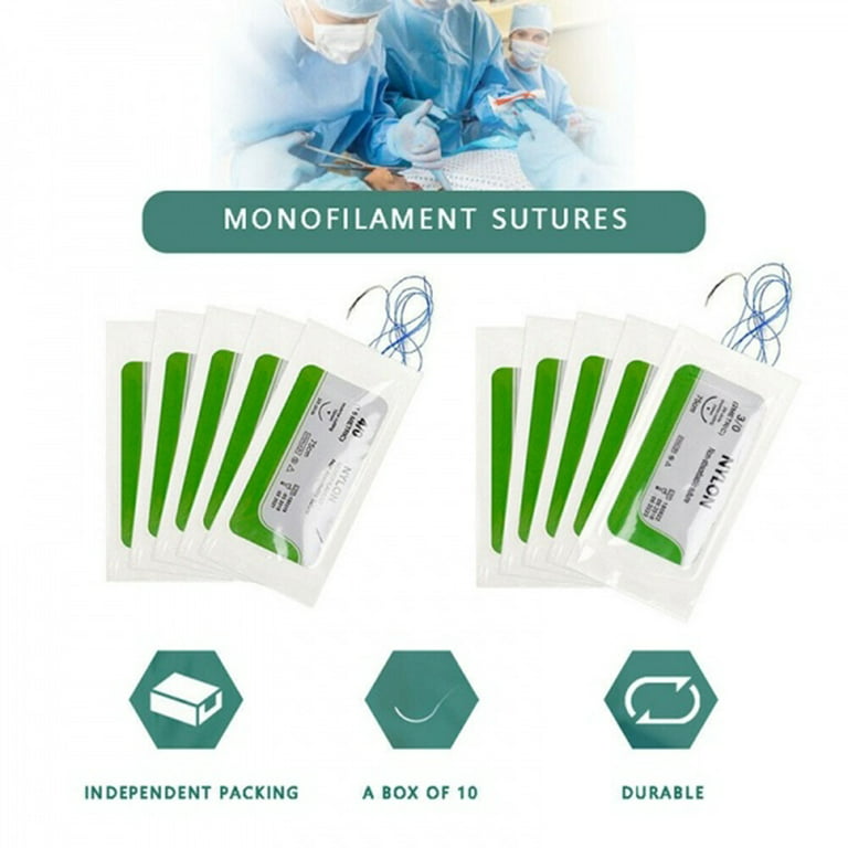 Suture Practice Kit Complete Suture Training Kit With Silicone Pad Suture  19 Pcs