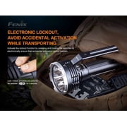 Fenix Lighting LR80R Lithium Ion 18000 Lumens Luminus SST70 LED Flashlight, Black