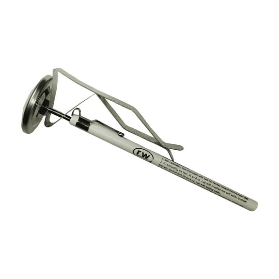 rattleware Original Easy Steam Thermometer, 45mm Dial, 5in Stem, 97100