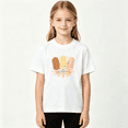 thumbnail image 2 of Sweet Popsicles Leopard Girls Graphic Tee, Cute Summer Ice Pops 100% Cotton Kids Short Sleeve T-Shirt, 2 of 5