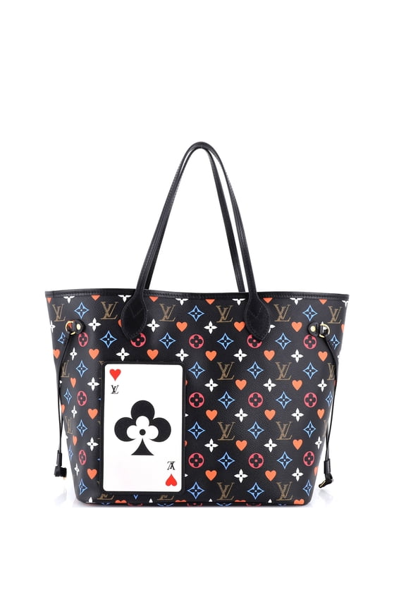 Pre-Owned Neverfull NM Tote Limited Edition Game On Multicolor Monogram MM By Rebag