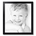 thumbnail image 2 of ArtToFrames 20" x 22" Satin Black Double Step Lip Picture Frame, 20x22 inch Black Wood Poster Frame (WOM-1418), 2 of 7