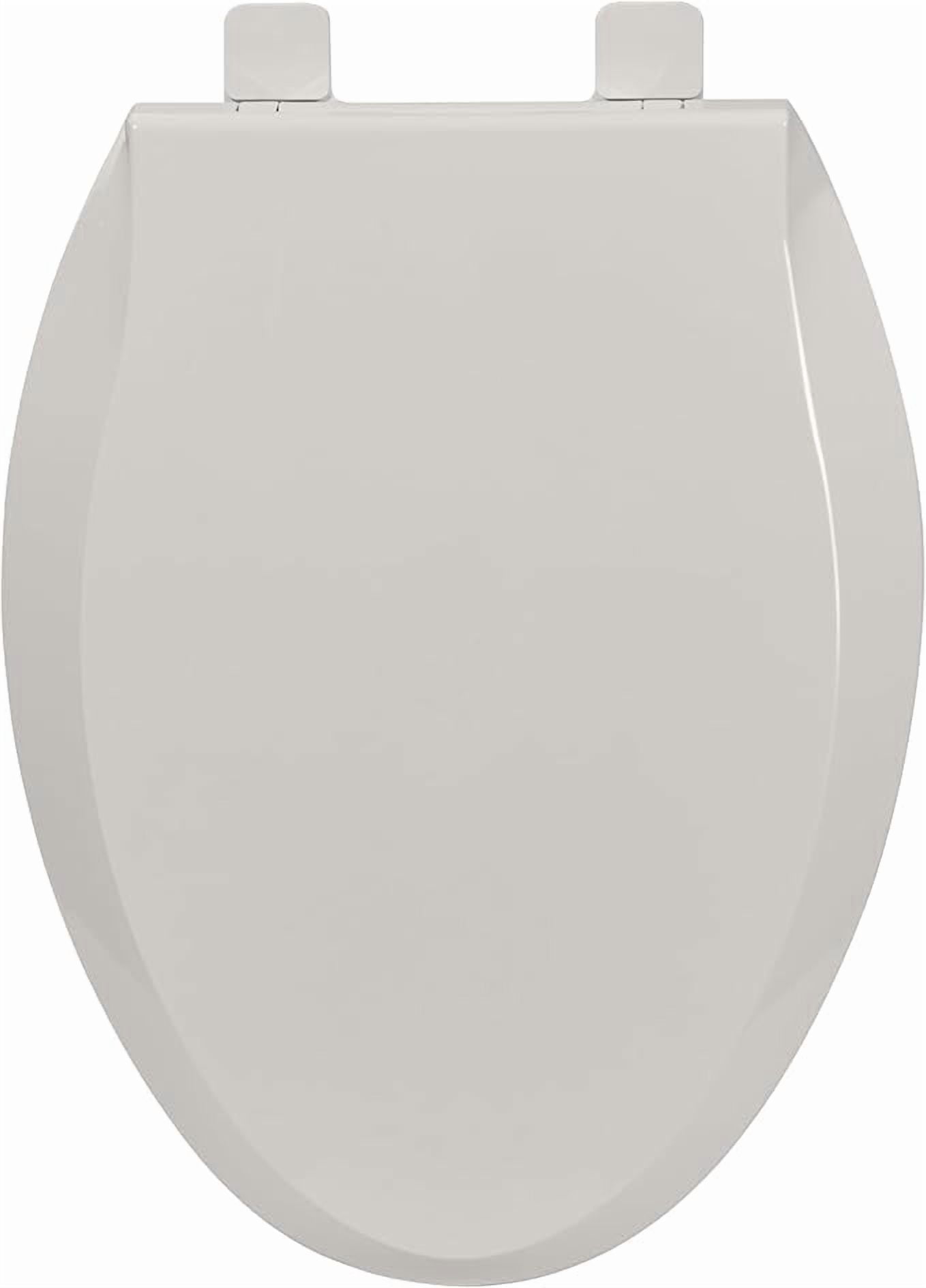 GOGRANT Beige Oval Plastic 19" Toilet Seat