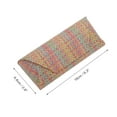 thumbnail image 4 of Unique Bargains 1 Pc Magnetic Vintage EyeGlasses Case Durable Eyeglasses Storage Orange, 4 of 5