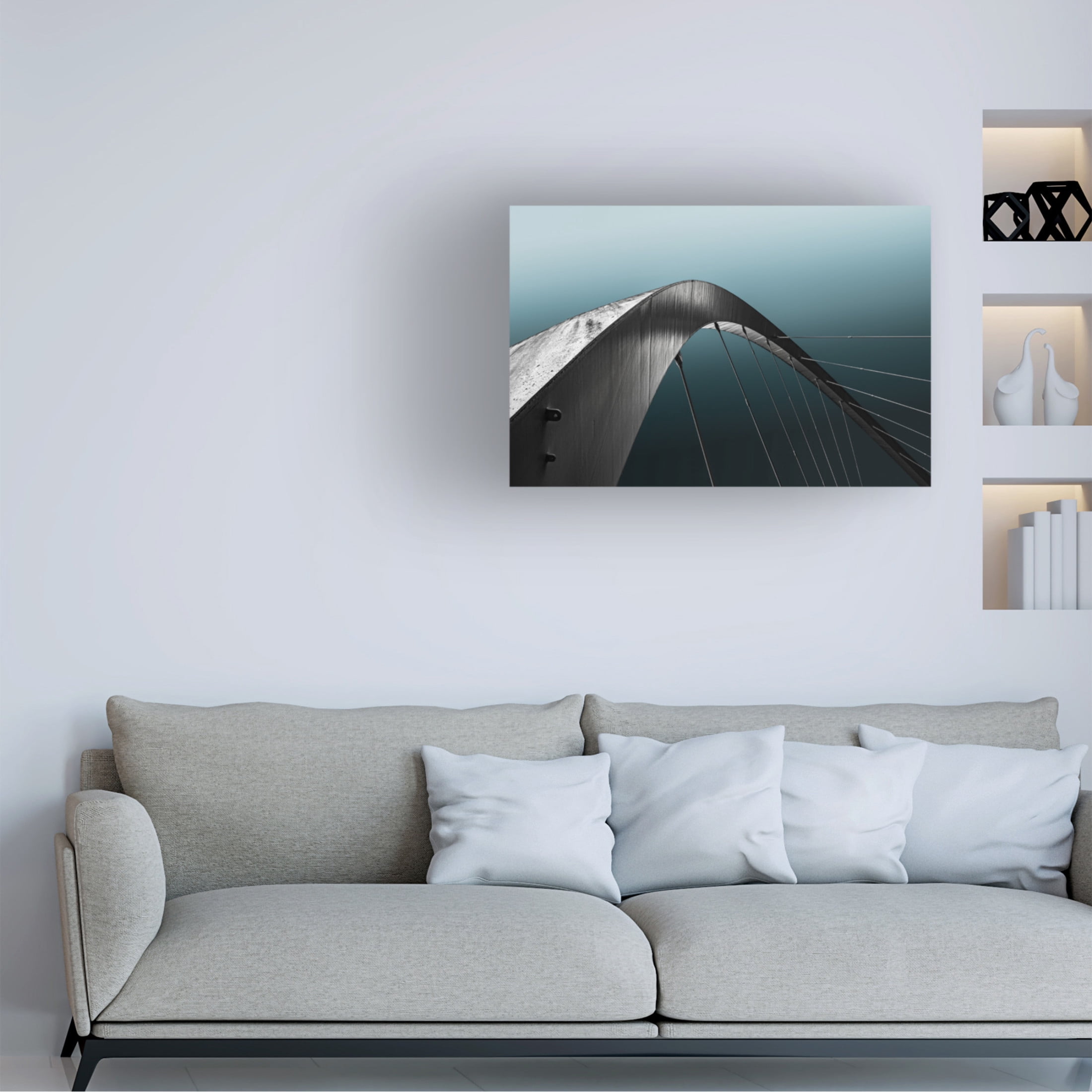 Canvas Wall Art - Inge Schuster 'From Glasgow' Wall Art for Living Room, Bedroom, or Office D?cor by Trademark Fine Art - 19 x 12 Inches