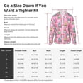 thumbnail image 5 of Balery pink Holiday Joy Men's Women's UPF 50+ Sun Protection Lightweight Hoodie Performance Long Sleeve Shirt for Fishing Running-3X-Large, 5 of 7
