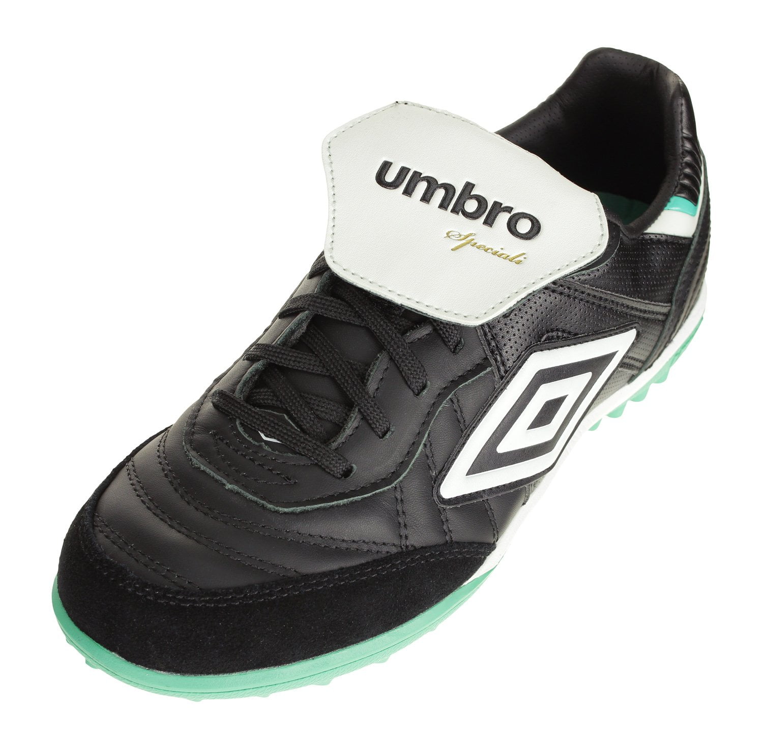 Vervormen Pacifische eilanden Sta in plaats daarvan op Umbro Men's Speciali Eternal Team Turf Soccer Shoes, Black/White/Marine  Green - Walmart.com