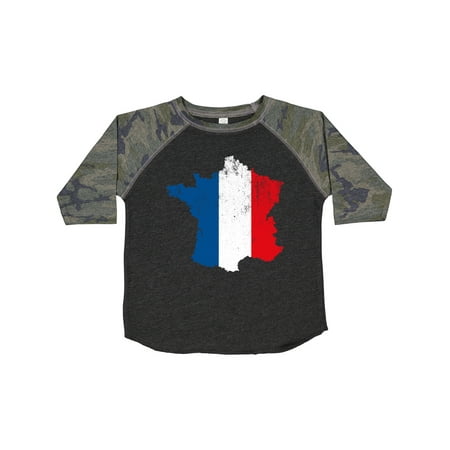

Inktastic French Map Flag Gift Toddler Boy or Toddler Girl T-Shirt