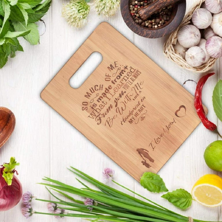Bamboo Cutting Board for Mom (Behind Every Good Kid is a Great Mom)  Mom  Gifts for Birthday, Mother's Day, Christmas, or Just Because – INNObeta