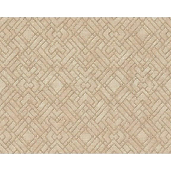 Concord Wallcoverings Modern Textured Wallpaper 3D, Deco/Motive, Graphics, Vinyl Accent Wall, Beige, Metallic, Yellow, 21 in x 33 Ft (57 sq. ft), 388283