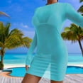 thumbnail image 1 of Trajes de baño de 3 piezas para mujer Trajes de baño sexy de corte alto con aros con cubierta de malla FLhrweasw Para estrenar, 1 of 6