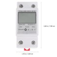 thumbnail image 3 of MasteelfCA 5-32A Single Household Mini Energy Meter LCD Display Rail Volt Amp Power Meter 230V 50Hz, 3 of 7