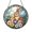 Acrylic 3.5 Inch, variant on Bunny and Chick Stained Glass Suncatcher, Spring Floral Window Hanging Art Panel, Nature Inspired Decorative Glass Decor Accent Gift