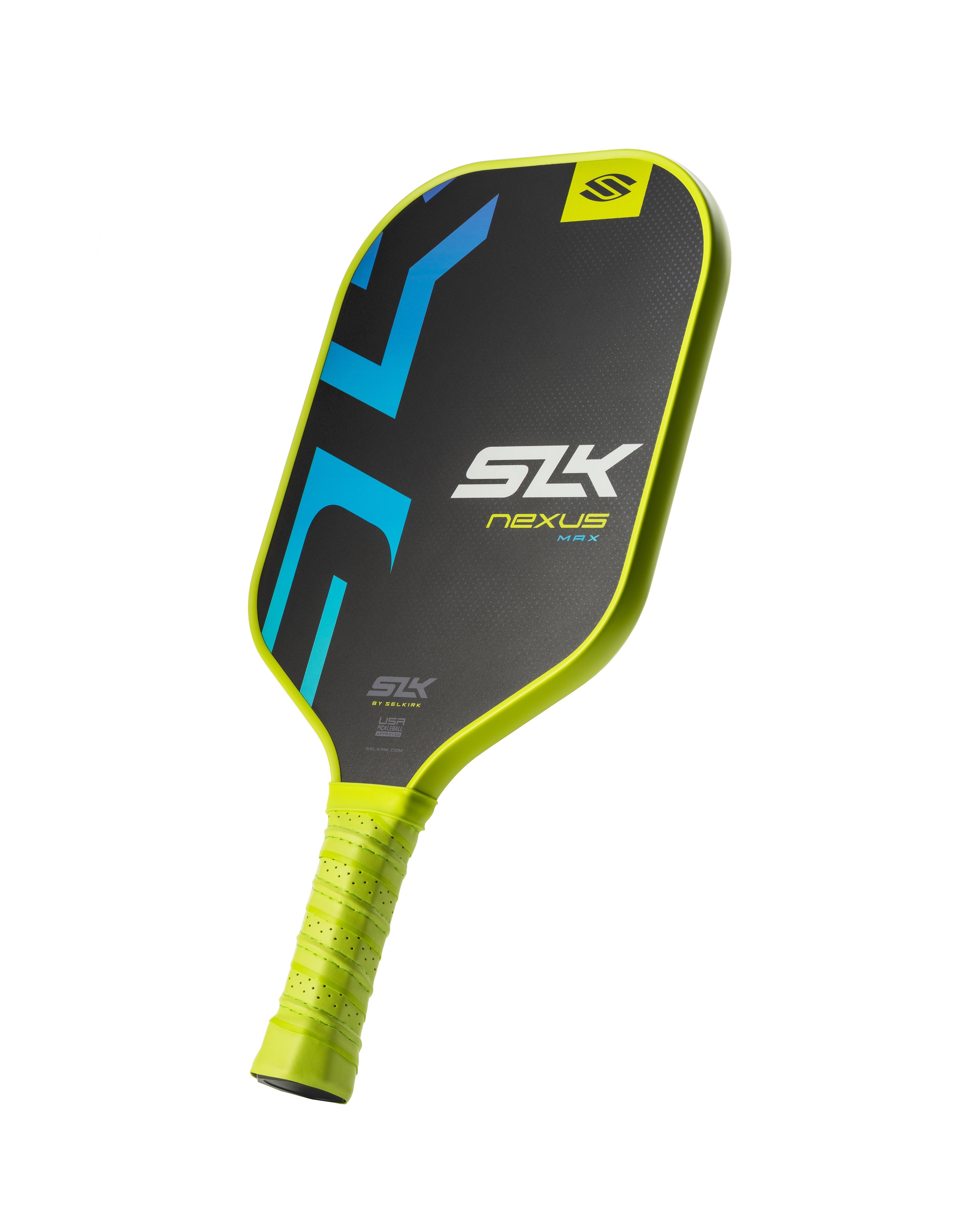 Selkirk SLK Nexus Max Fiberglass Pickleball Paddle, Polymer Honeycomb Core, 13mm, Oasis/Blue
