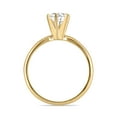 thumbnail image 2 of TimeLe$$ Classics 0.50 Carat Lab Grown 6 Prong Solitaire Round Cut Solitaire Diamond Engagement Ring For Women in 14K Yellow Gold (Ring Size: 9.5), 2 of 5