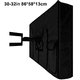 thumbnail image 2 of Cubierta de TV de tela Oxford de PVC, cubierta de TV completamente cubierta, protector de TV impermeable y resistente a la intemperie para la mayoría de los soportes de TV-Negro Xemadio 2035989-2, 2 of 8