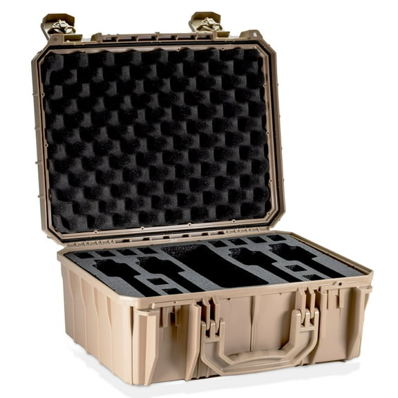 Seahorse SE-630 4 Pistol Case (Desert Tan)