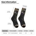 thumbnail image 2 of Balery Medieval Knight And Dragon Calcetas Largas con Estampado para Hombre y Mujer – Suaves y Transpirables, Talla Única (US 5-11), 2 of 6
