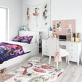 thumbnail image 2 of Designart 'Abstract Floral Design with Dove' Modern & Contemporary Bedding Set - Duvet Cover & Shams, 2 of 4