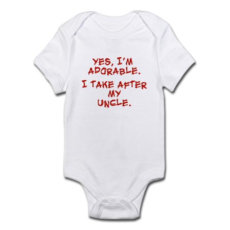 

CafePress - Adorable Like My Uncle Infant Bodysuit - Baby Light Bodysuit