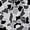 Black Gray, variant on Castle Fairy Camo Camper Pattern Twin Sheet Sets 3pcs for Teens, Camouflage Art Bedding for Bedroom, Red Black