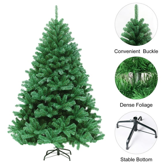 2.95 ft   Artificial Christmas Tree, Green, by holiday decoration Christmas tree