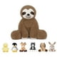 thumbnail image 1 of Peluche con forma de perezoso pesado Niuniu Daddy, 1,5 kg, para niños, 1 of 6