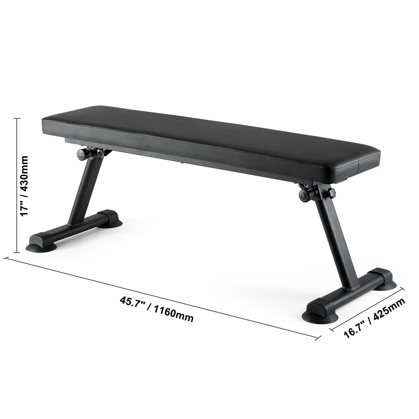 KFFKFF Sturdy Weight Bench, Collapsible Fitness Bench for Comprehensive Exercise, Versatile Gym Bench for Home Use, Supports up to 1000 LBS, Ideal for Strength Workouts and Core Training