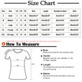 thumbnail image 3 of Mujeres Fahion Estampado floral Camisas casuales Cuello redondo Manga corta Camisetas casuales Cuello Blusa Túnica Tops Pompotops hkajfhjk458501, 3 of 5
