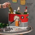 thumbnail image 4 of Beverage Tub, Tinplate Easy Cleaning Durable Ice Bucket  for Parties, 4 of 8