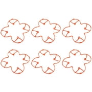 HobbyFlip Protection Cover Guard Orange Trainer Body Shield H107-A17 Compatible with Hubsan X4 H107 6 Pack
