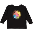 thumbnail image 3 of Inktastic Breast Cancer Awareness Ribbon Art Girls Long Sleeve Toddler T-Shirt, 3 of 5