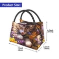 thumbnail image 2 of Balery Cute Cat Sunflower Bolsa de Aislamiento Portátil – Bolsa de Almuerzo con Forro de Aluminio Mejorado, Funda Impermeable y Fácil de Limpiar para Picnic y Caja de Almuerzo, 2 of 6