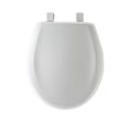 thumbnail image 4 of MAYFAIR Toilet Seat will Slow Close and Never Come Loose, ROUND, Long Lasting Plastic, White, 20SLOWE, 4 of 5